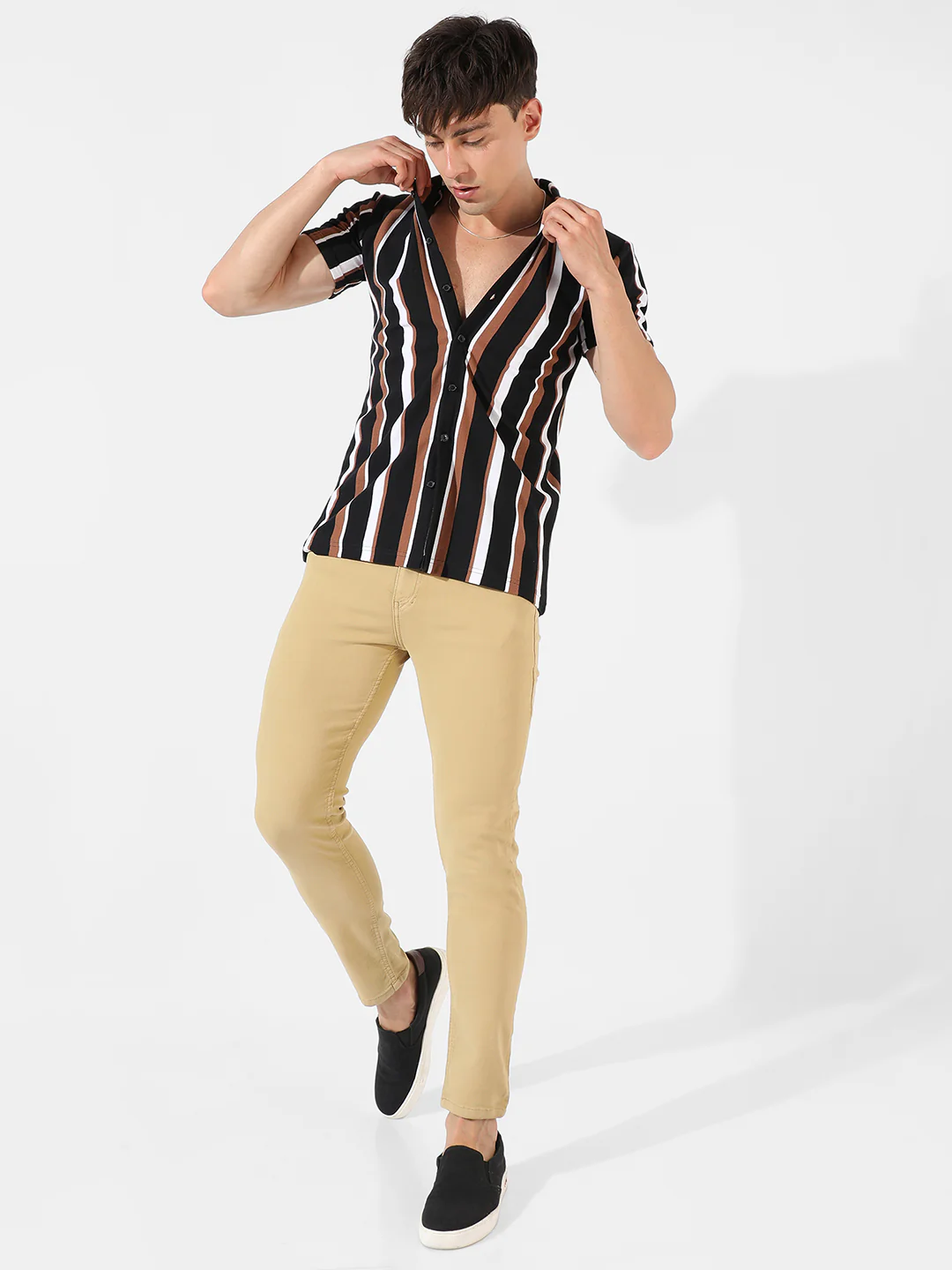 Barcode Striped Shirt - Image 5