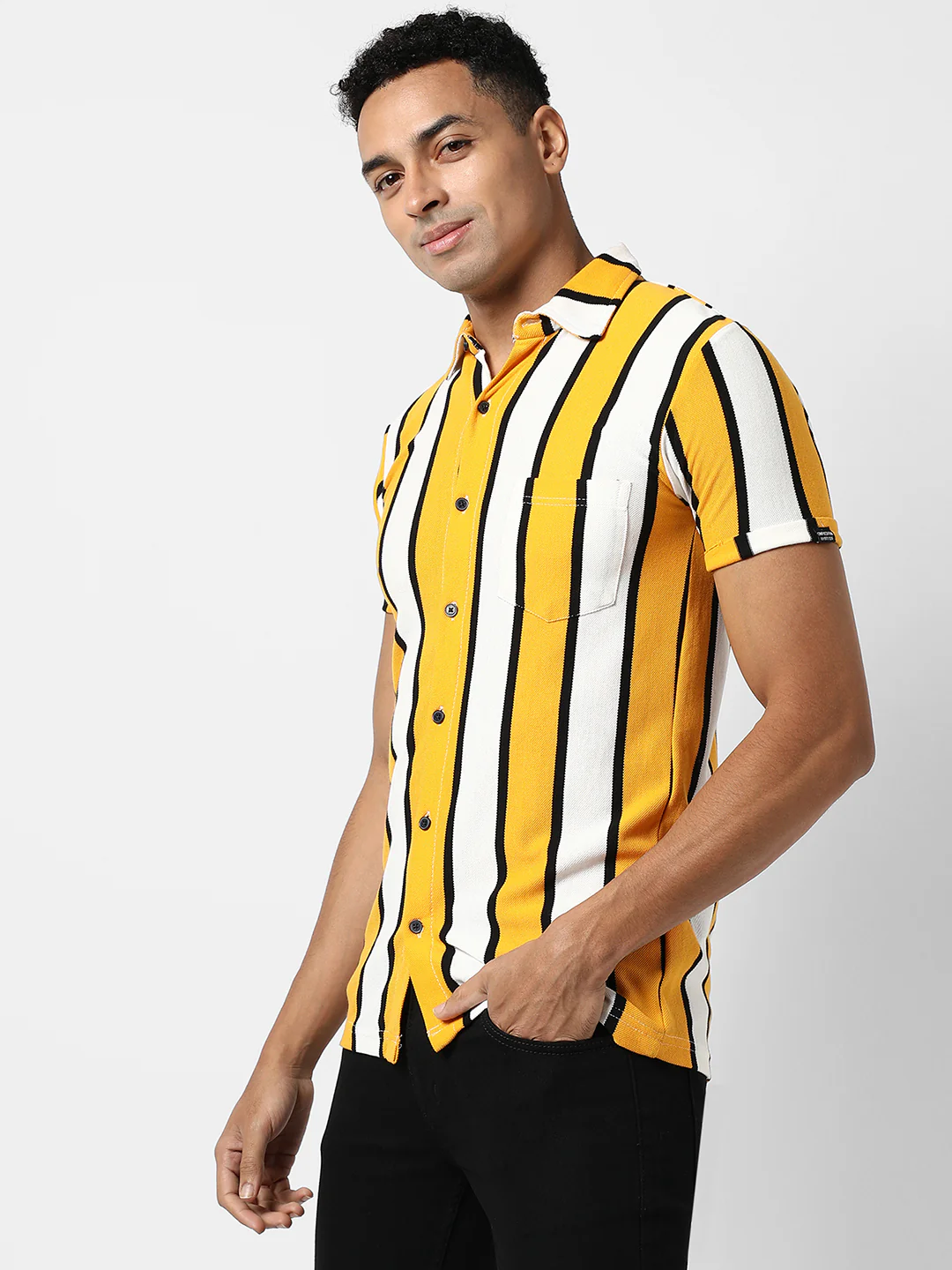 Dramatic Striped Shirt - Image 3