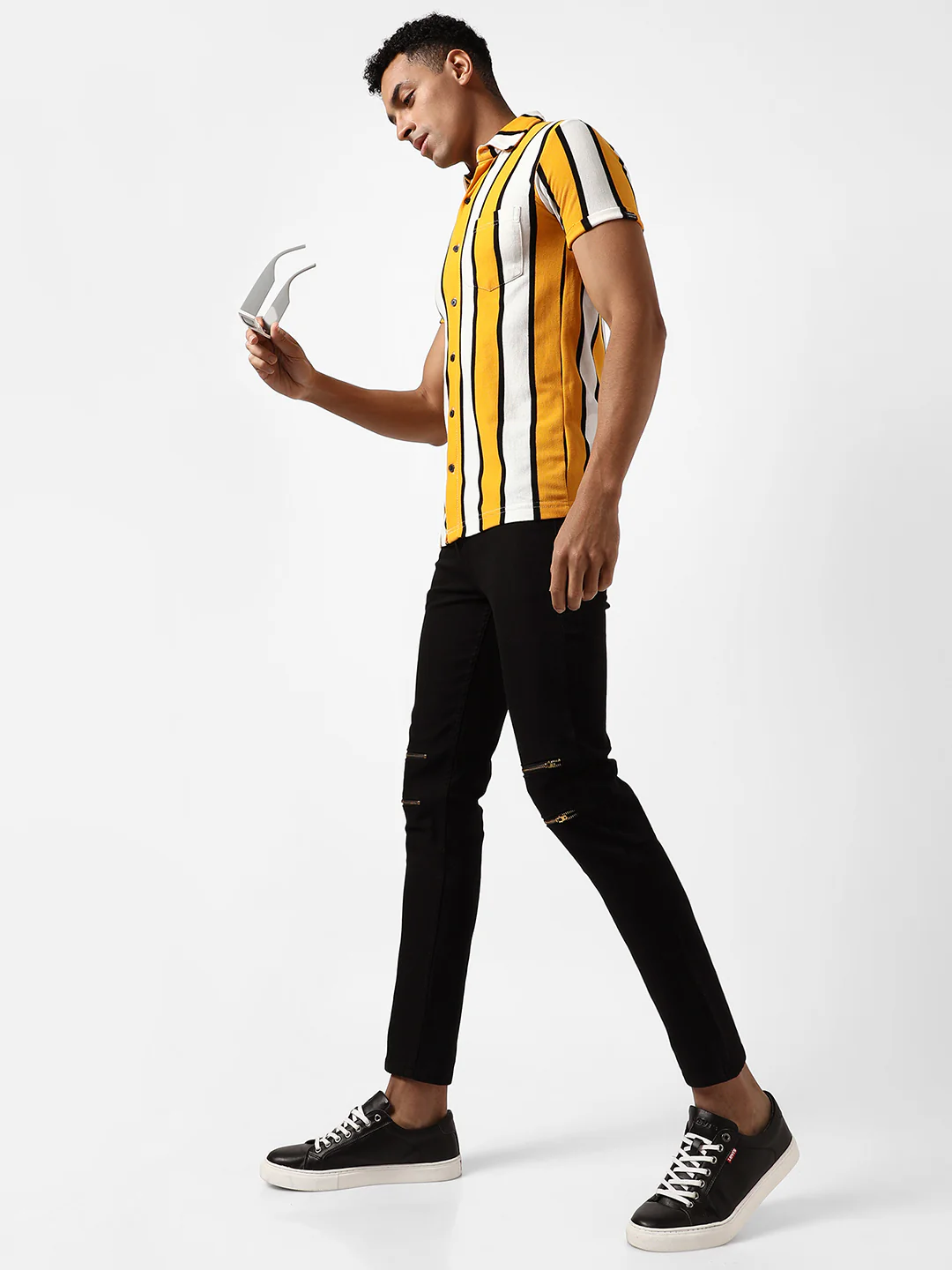 Dramatic Striped Shirt - Image 6