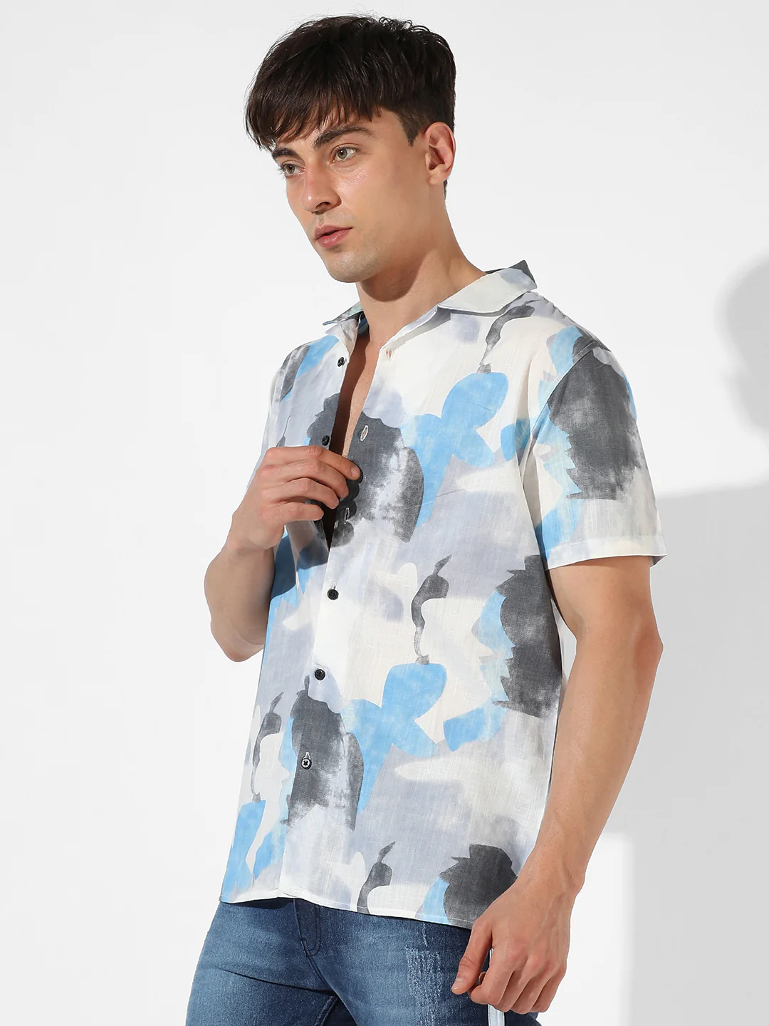 Tie-Dye Casual Shirt - Image 3