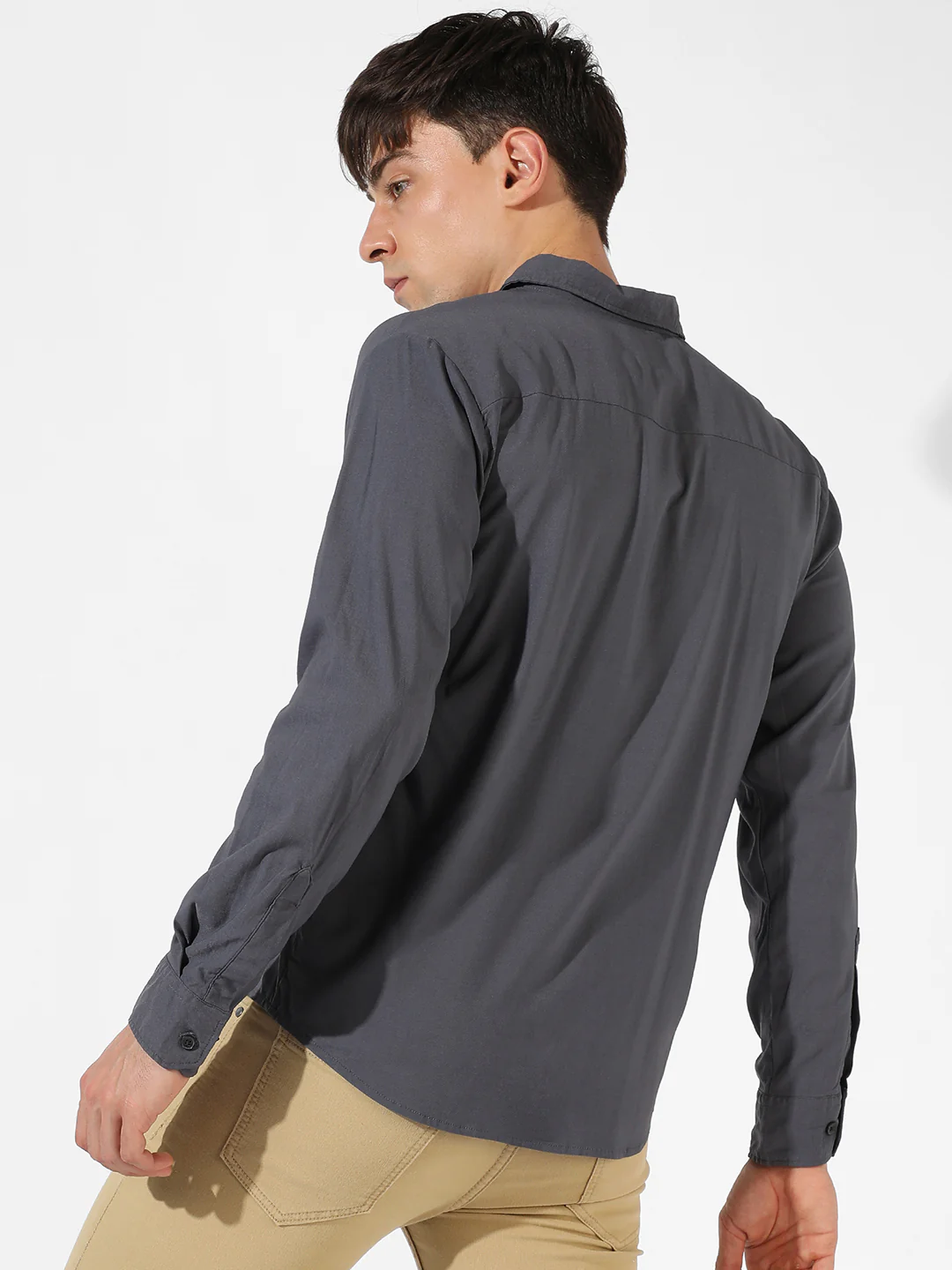 Solid Casual Shirt - Image 4