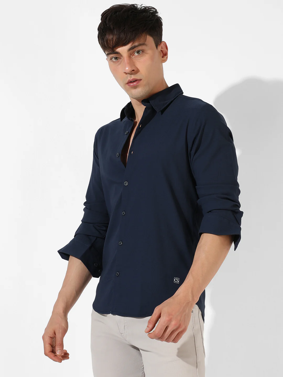 Solid Casual Shirt - Image 3