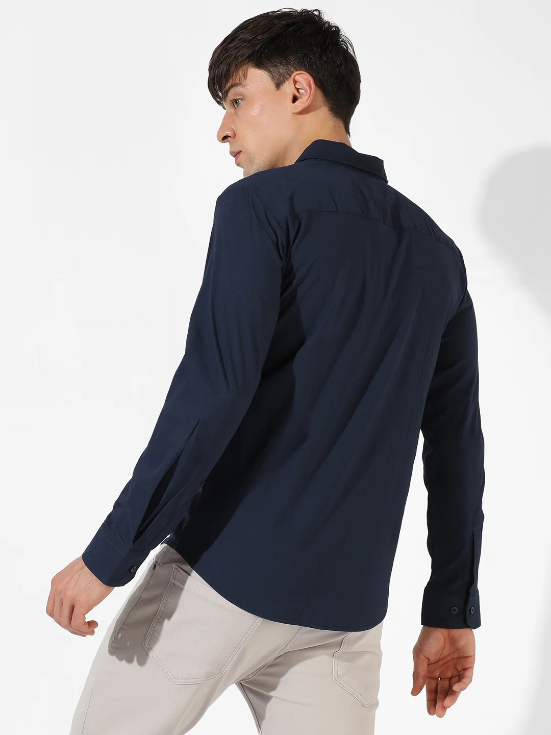 Solid Casual Shirt - Image 4
