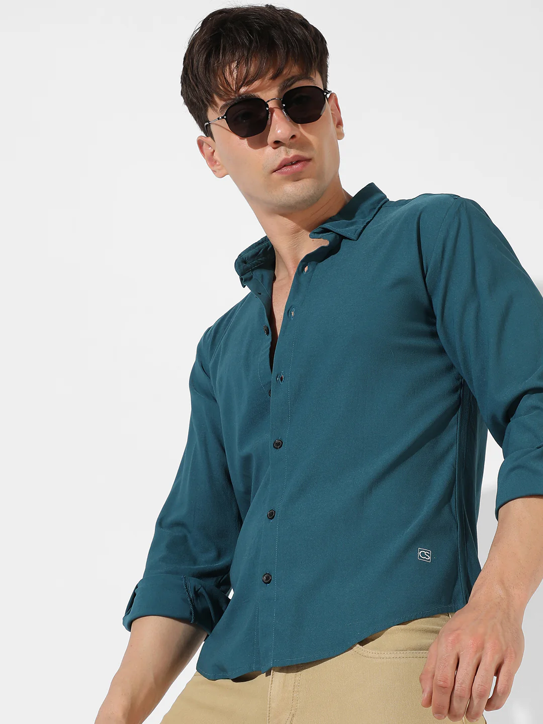Solid Casual Shirt
