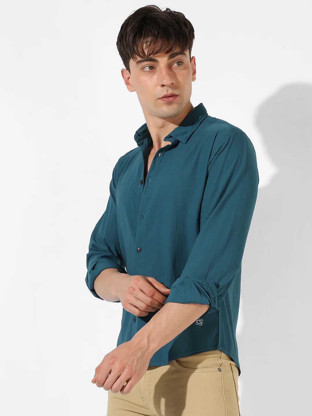 Solid Casual Shirt - Image 3