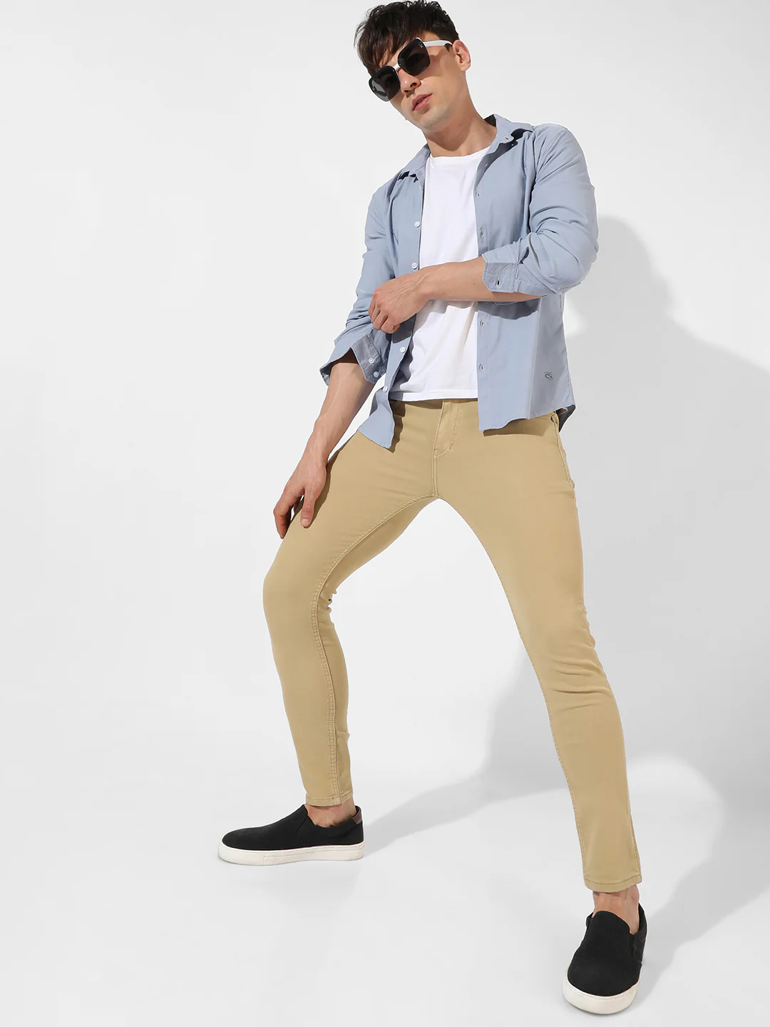 Solid Blue Oxford Shirt - Image 5