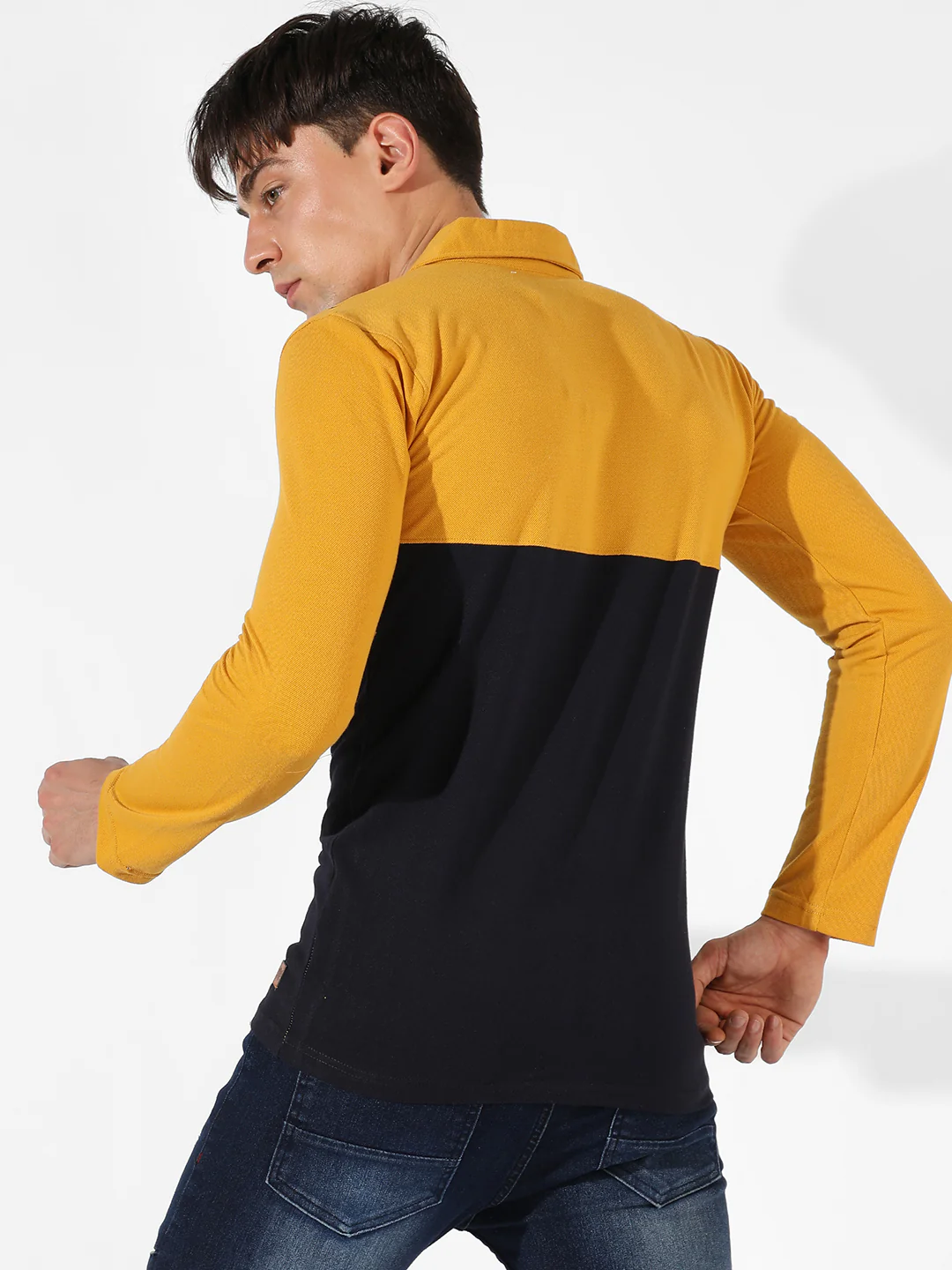 Contrast Panel Shirt - Image 4