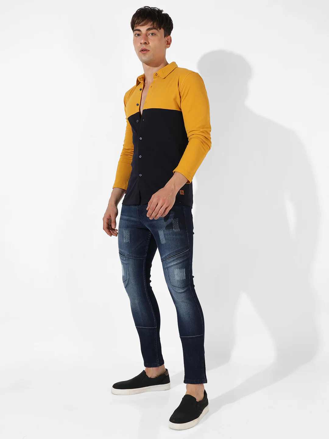 Contrast Panel Shirt - Image 5