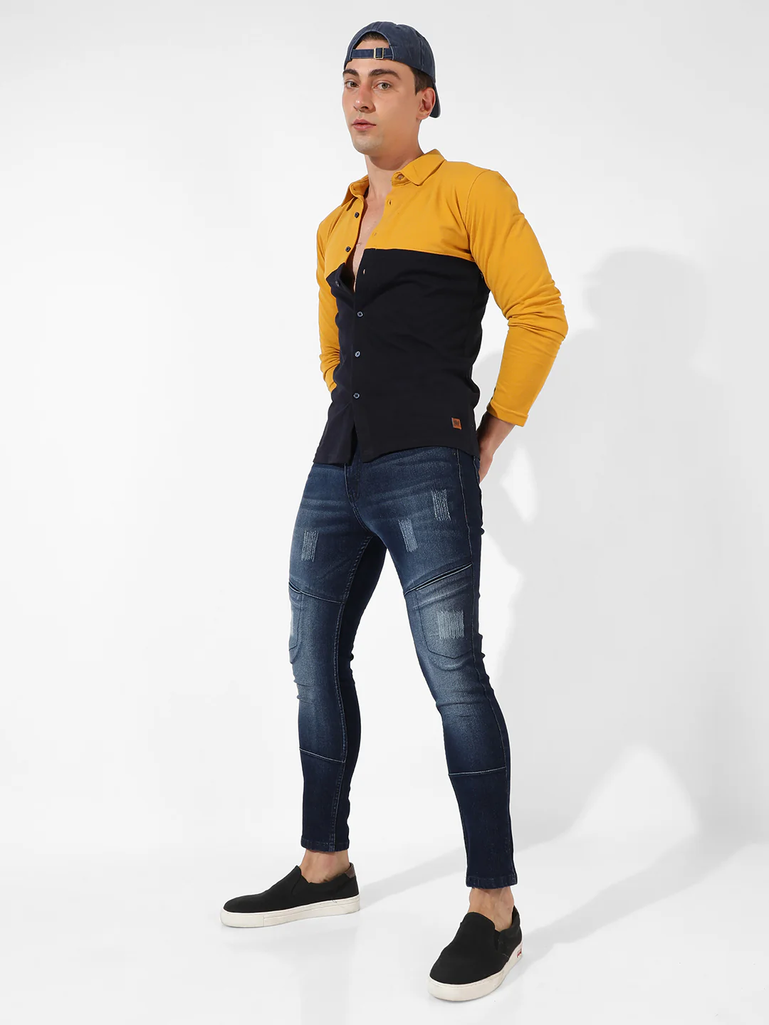 Contrast Panel Shirt - Image 6