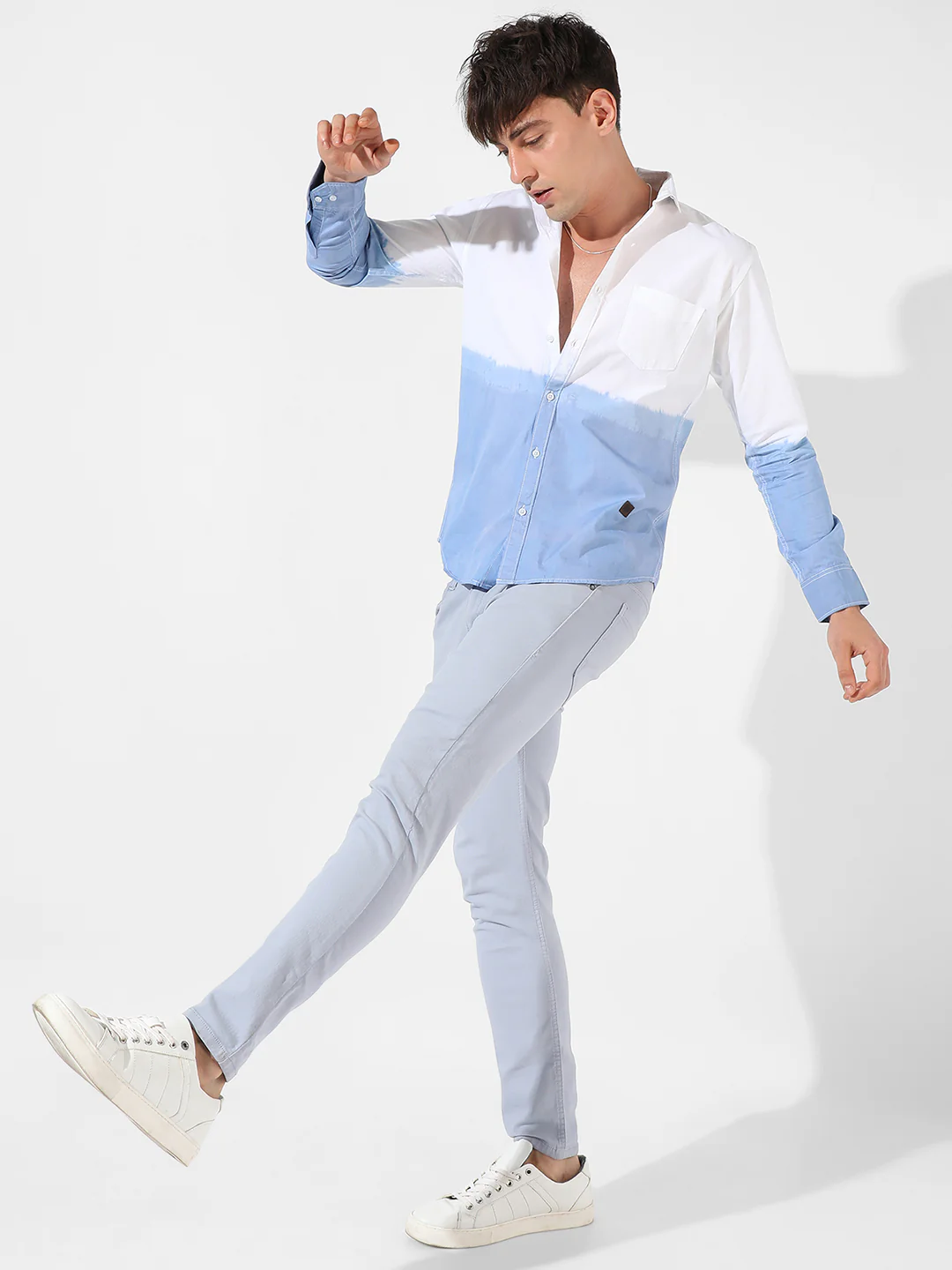 Contrast Ombre Shirt - Image 13