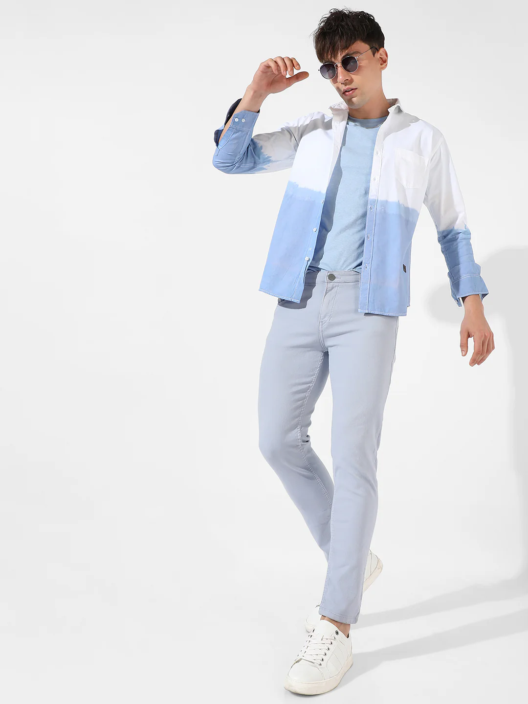Contrast Ombre Shirt - Image 14
