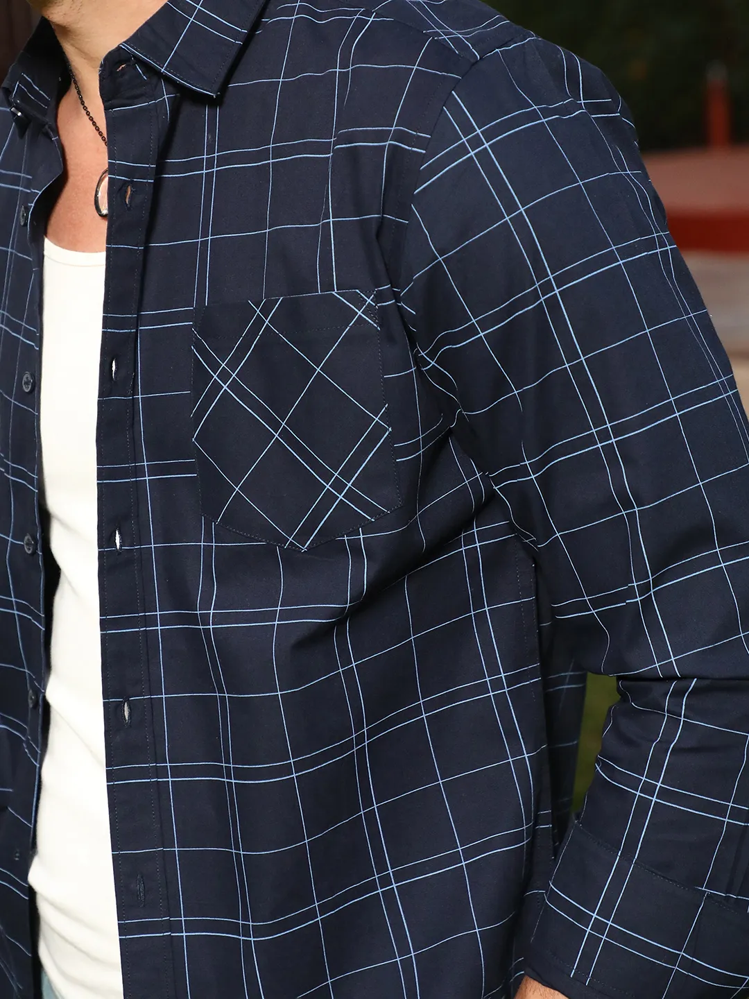 Graph Checked Shirt - Image 4