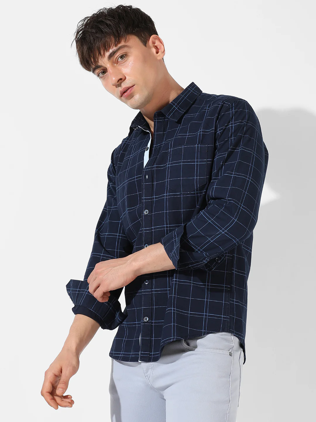 Graph Checked Shirt - Image 7