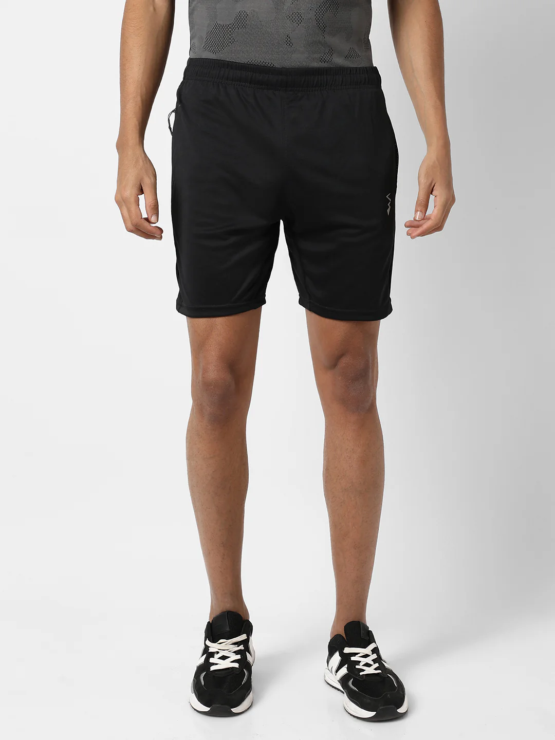 Solid Activewear Shorts - Image 2