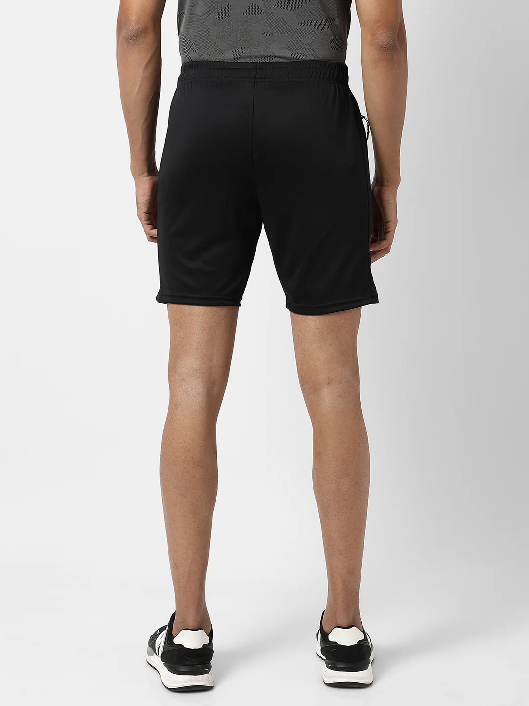 Solid Activewear Shorts - Image 4