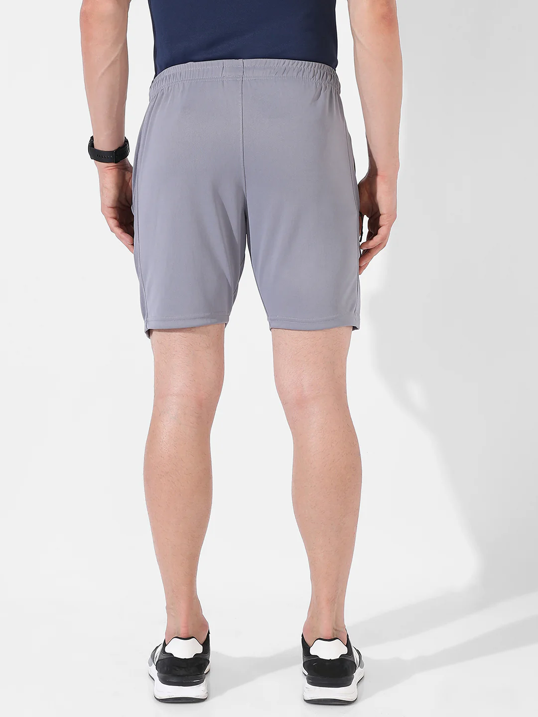 Solid Activewear Shorts - Image 4
