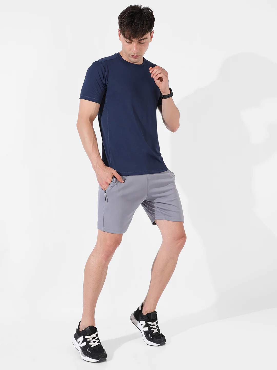 Solid Activewear Shorts - Image 5