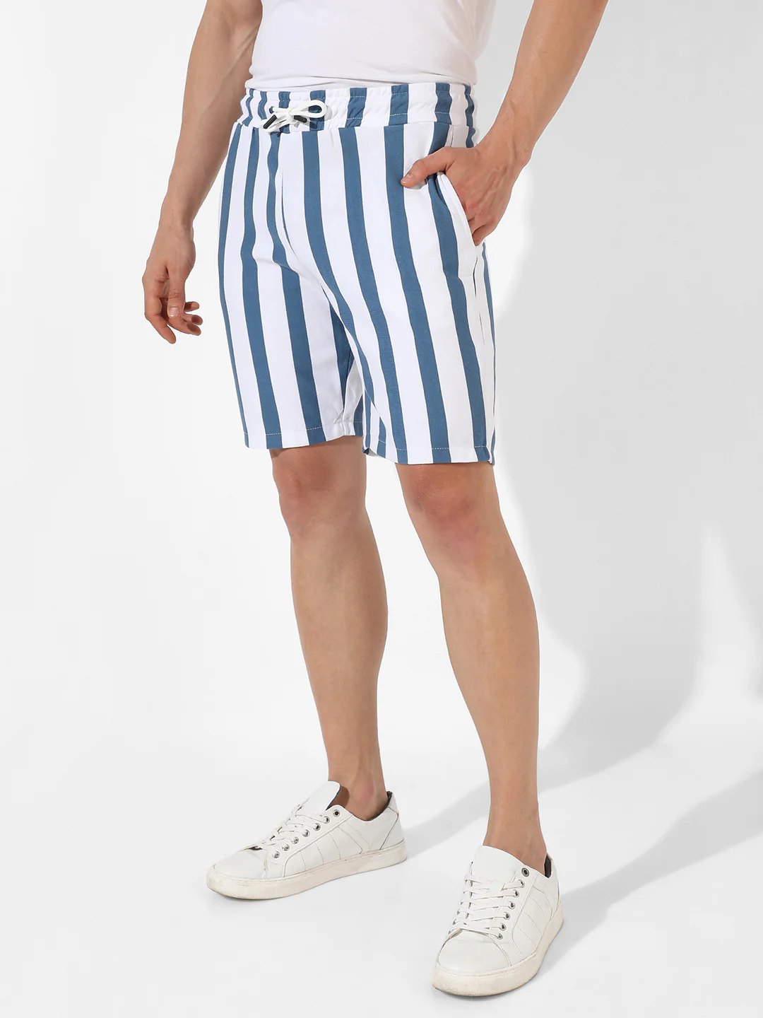 Dress Striped Shorts - Image 3