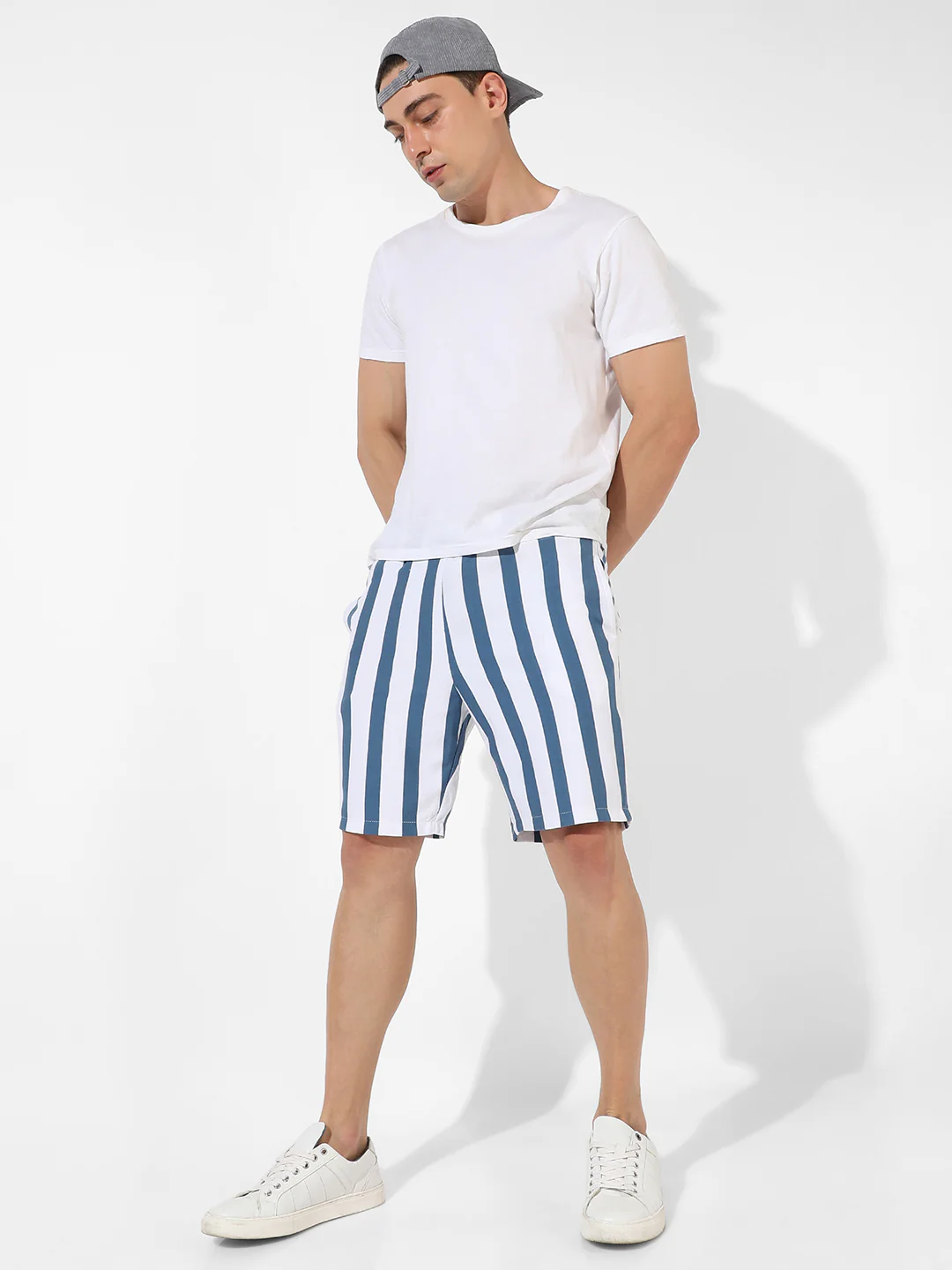 Dress Striped Shorts - Image 5