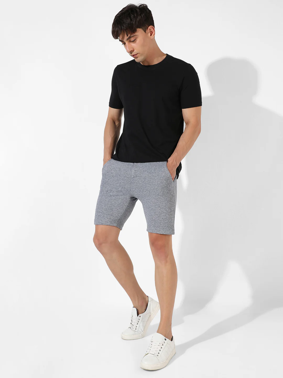 Solid Casual Shorts - Image 5