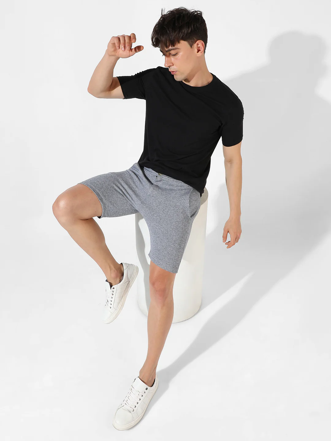 Solid Casual Shorts - Image 6