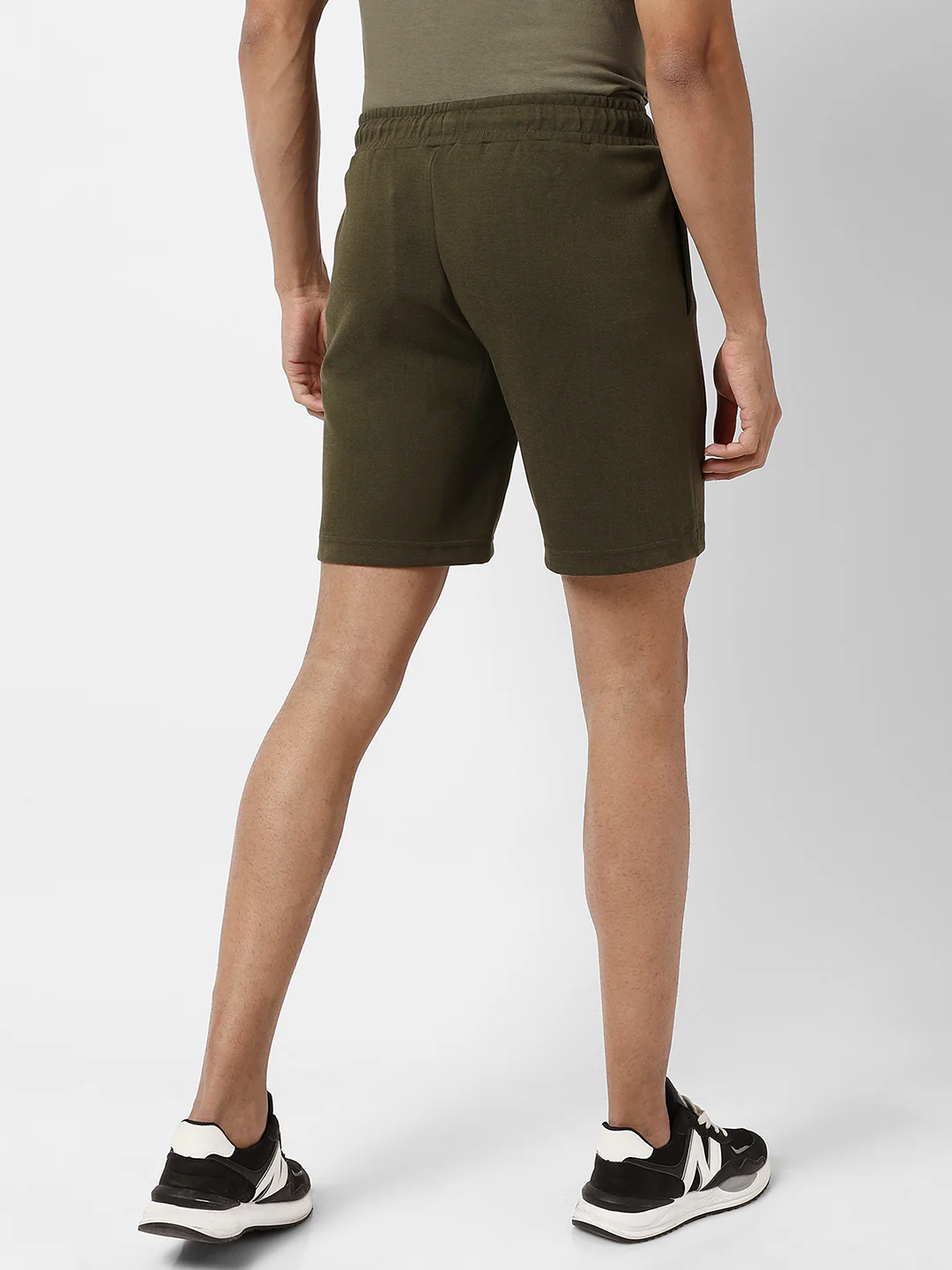 Solid Casual Shorts - Image 4