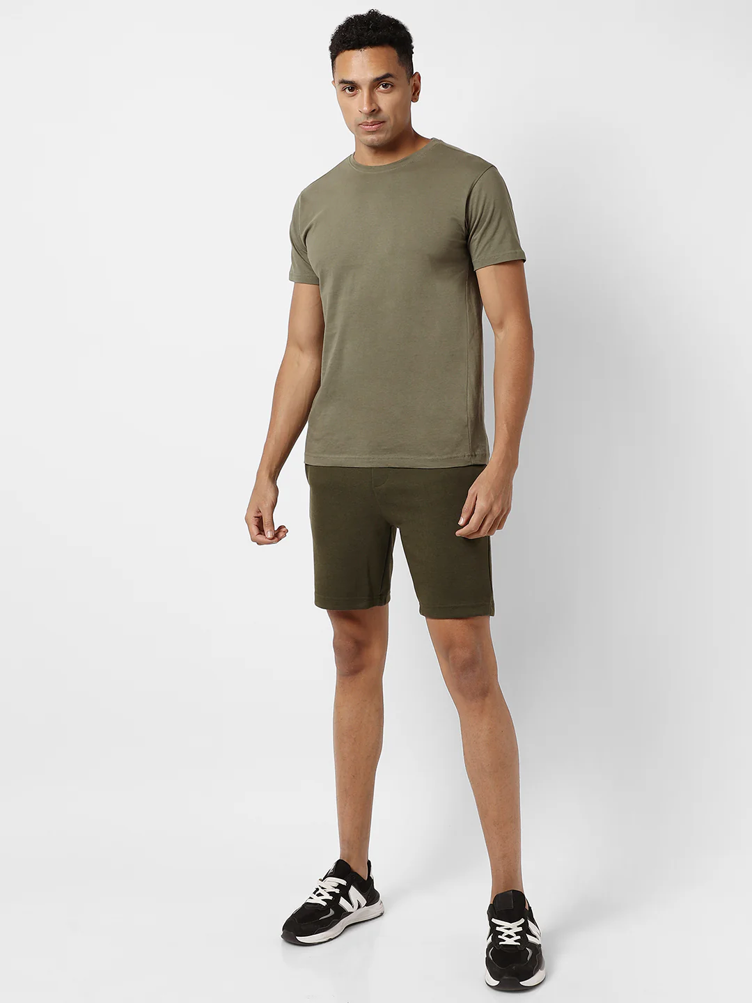 Solid Casual Shorts - Image 5