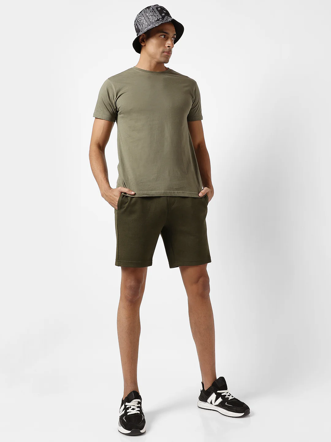 Solid Casual Shorts - Image 6