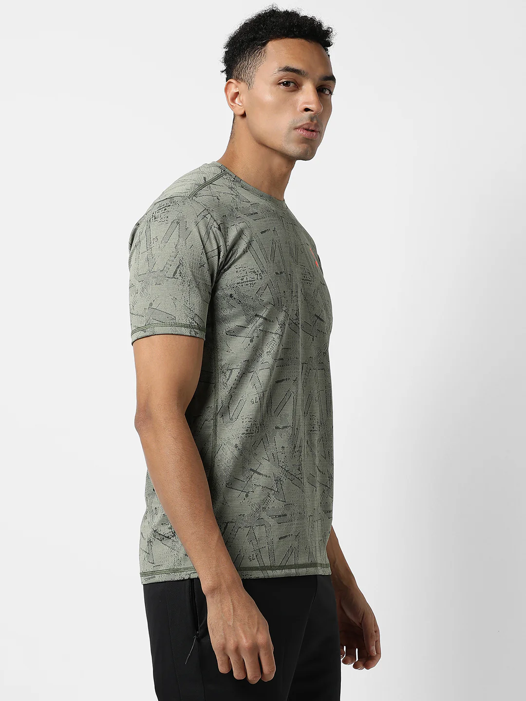 Printed Activewear T-Shirt - Image 3