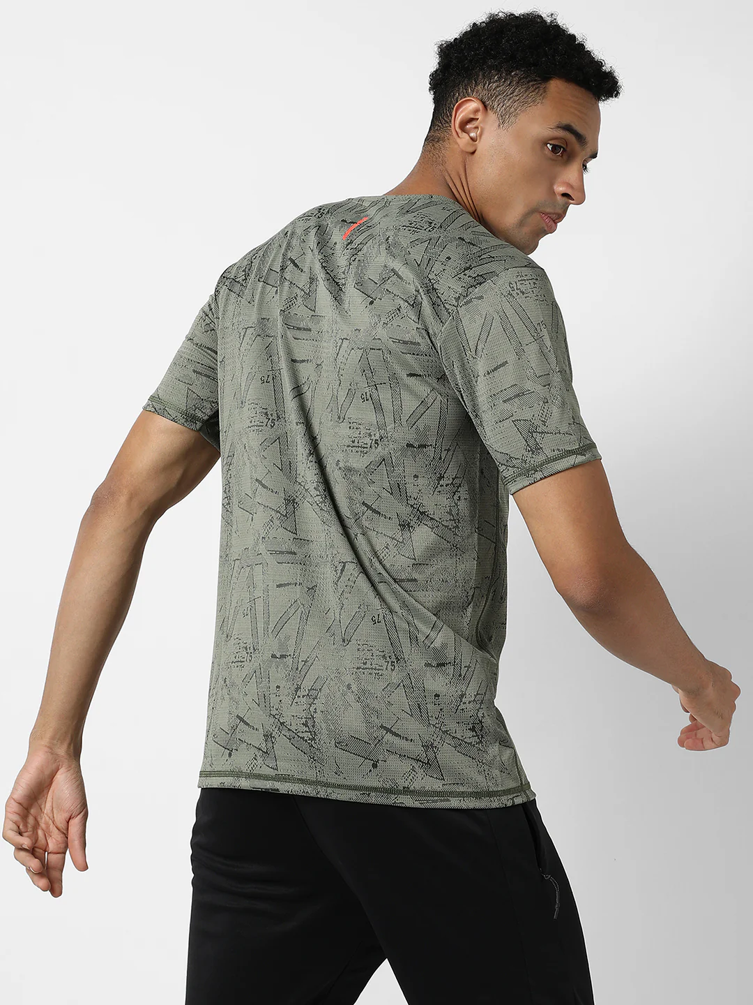 Printed Activewear T-Shirt - Image 4