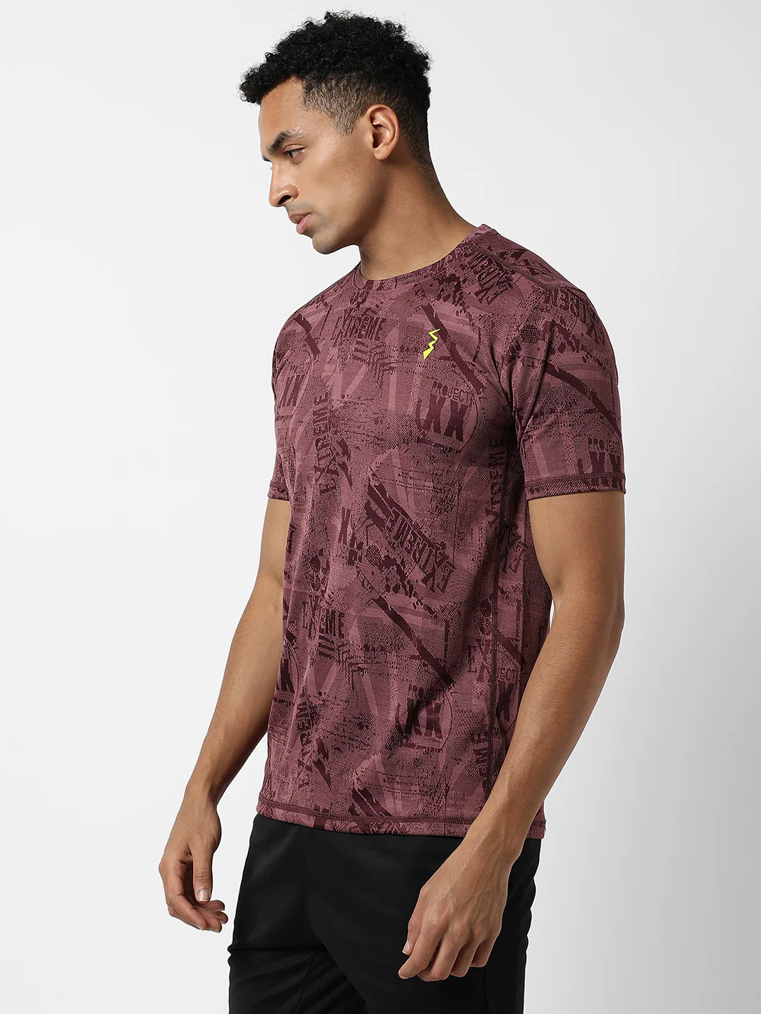 Printed Activewear T-Shirt - Image 3
