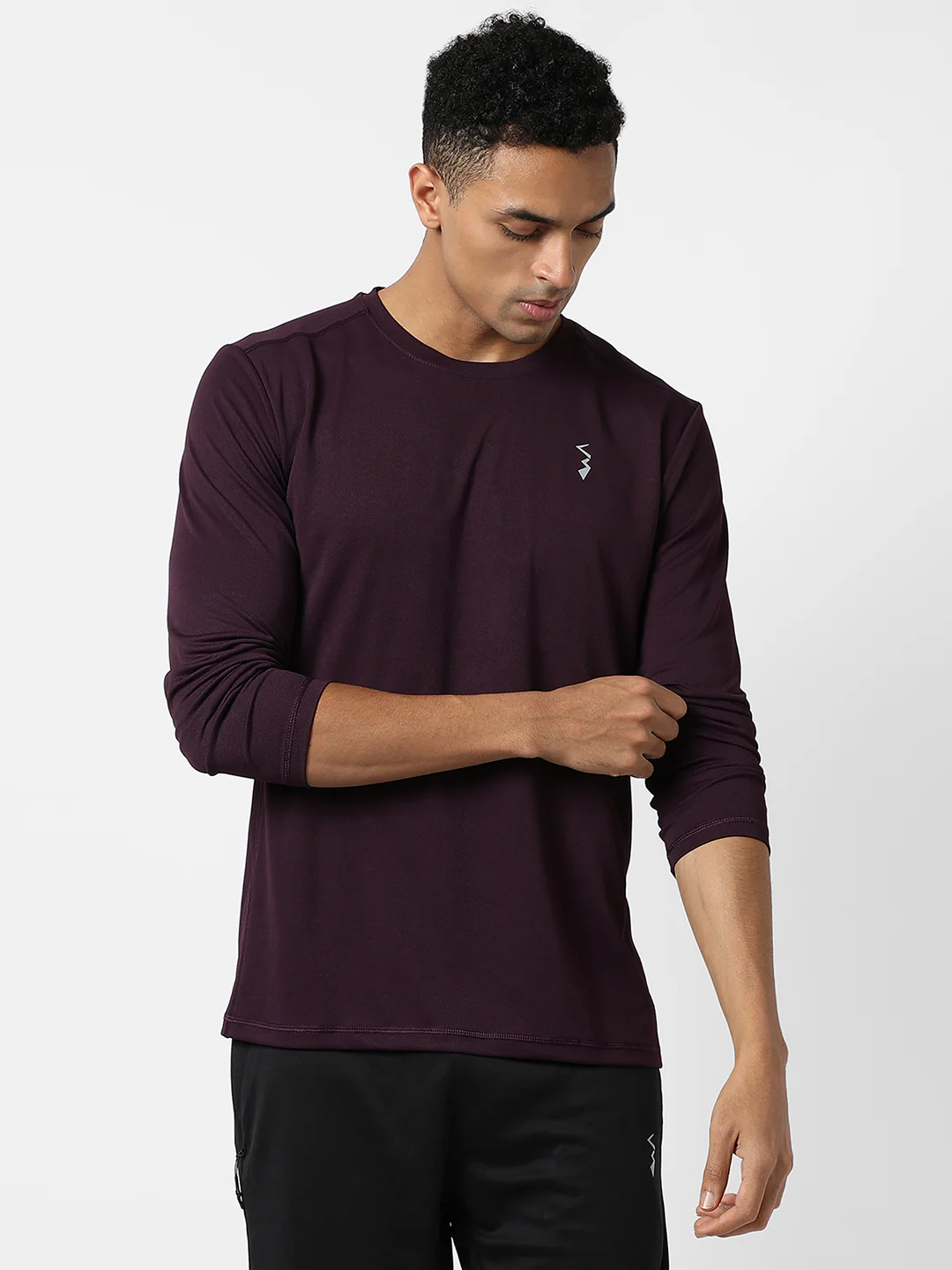 Solid Activewear T-Shirt - Image 2
