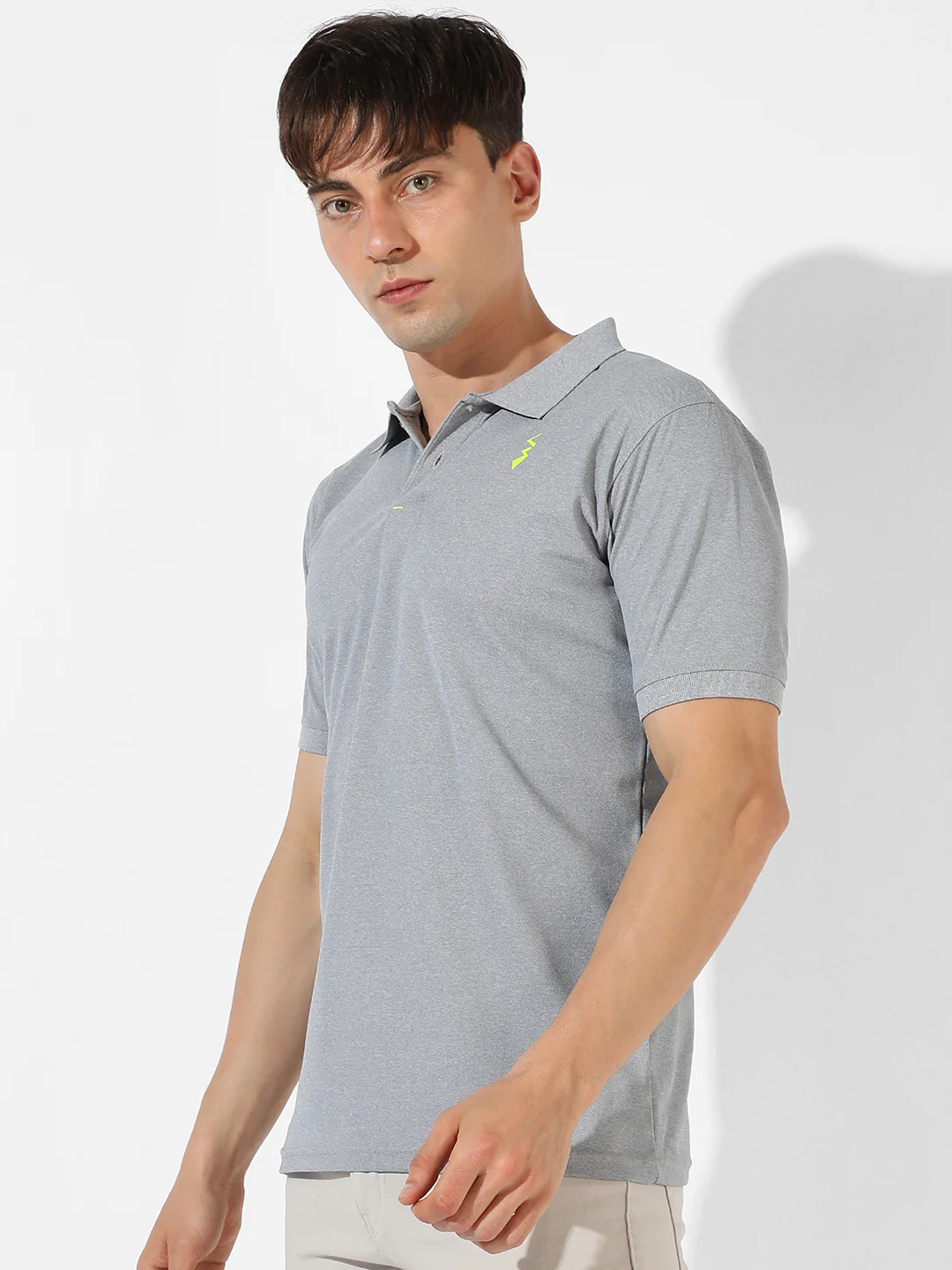 Basic Activewear Polo T-Shirt - Image 3