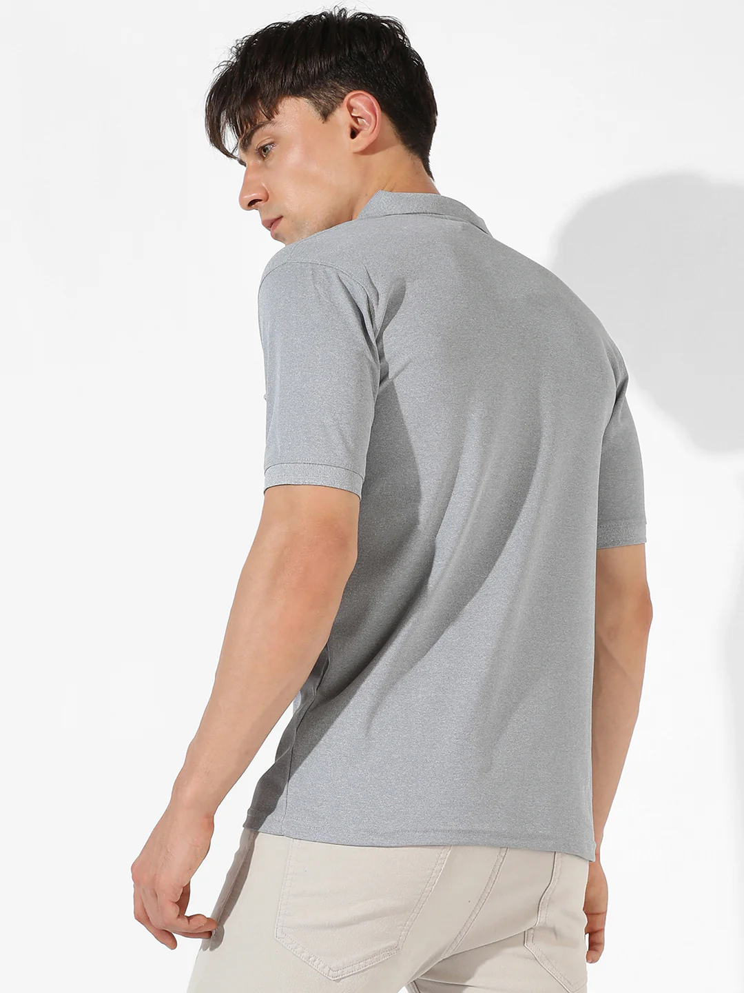 Basic Activewear Polo T-Shirt - Image 4