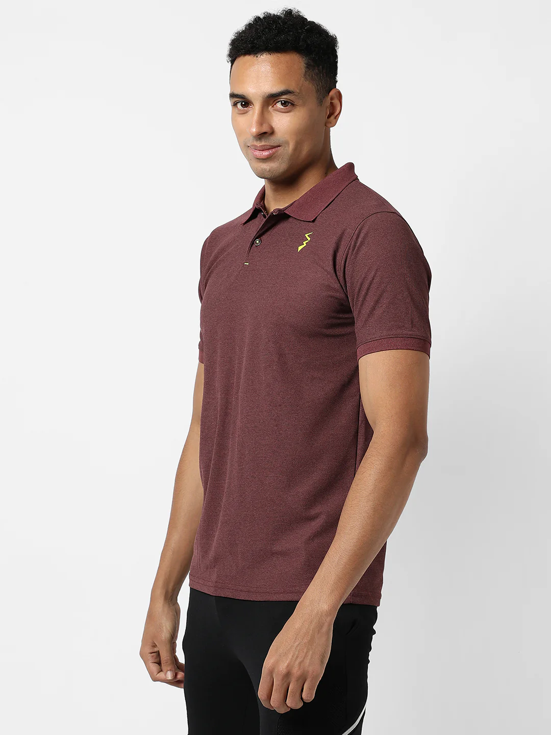 Basic Activewear Polo T-Shirt - Image 3