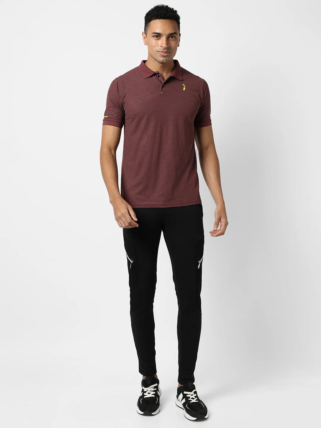 Basic Activewear Polo T-Shirt - Image 5