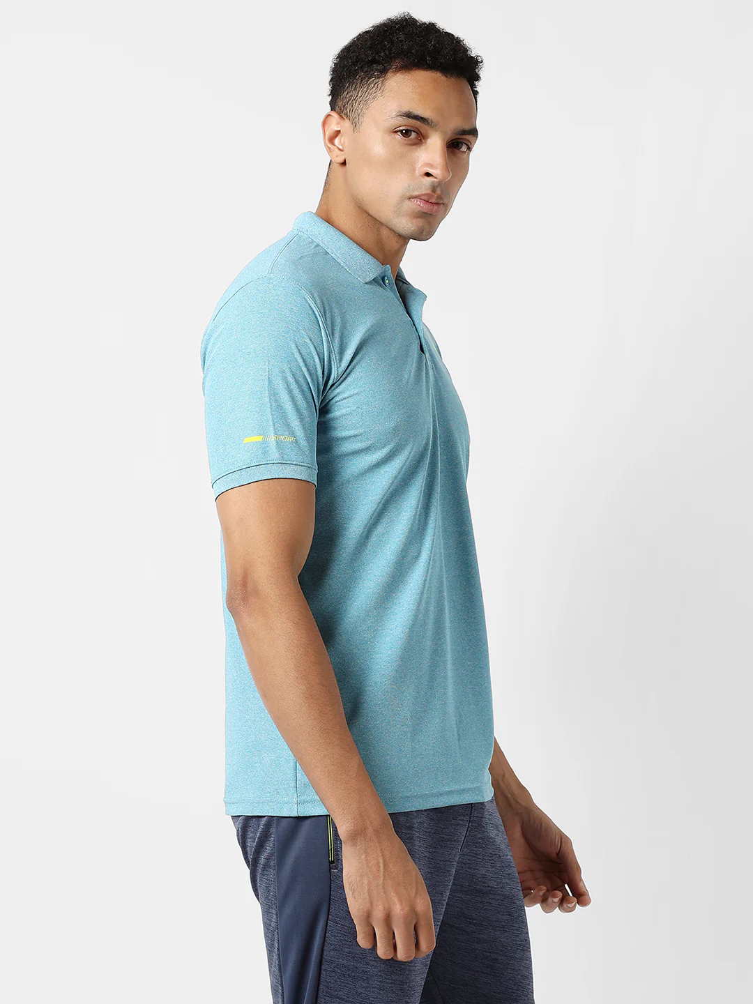 Basic Activewear Polo T-Shirt - Image 3