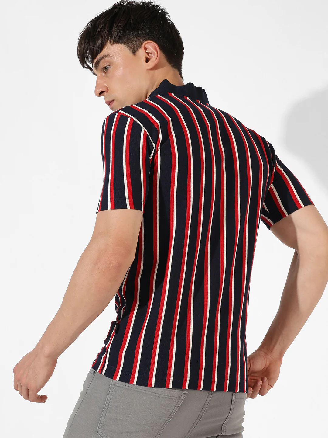 Striped Casual T-Shirt - Image 4