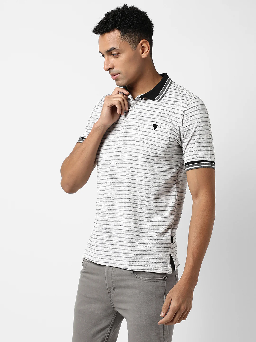 Striped Casual T-Shirt - Image 3