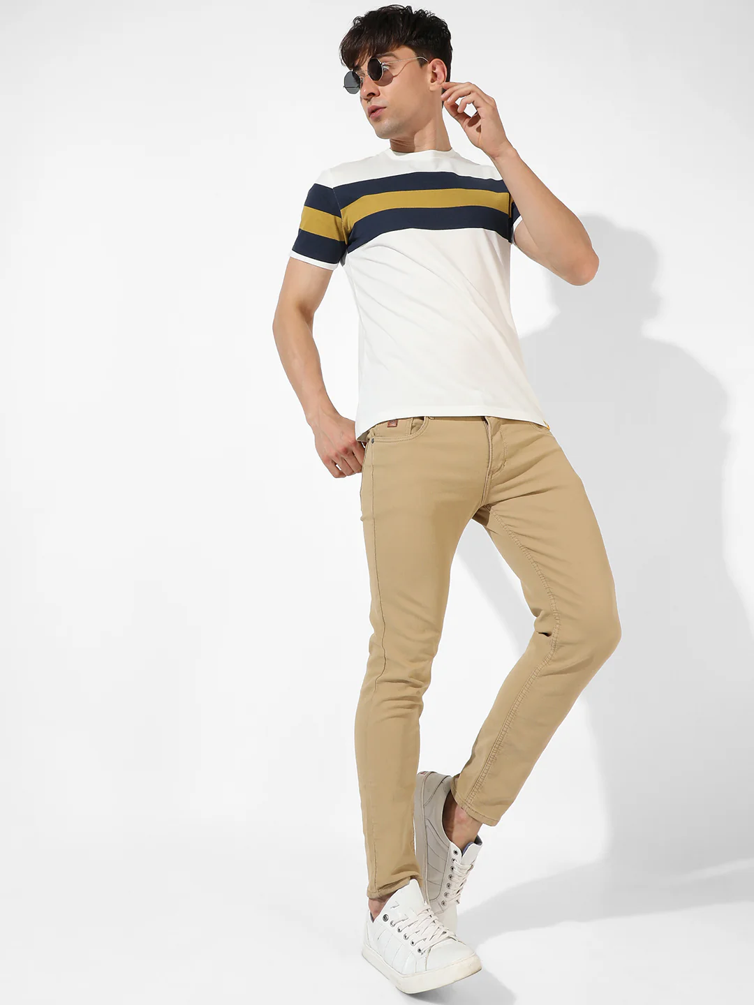Colourblocked Casual T-Shirt - Image 5