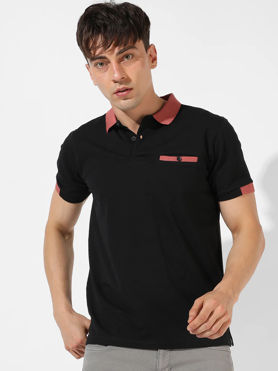 Solid Casual T-Shirt - Image 2