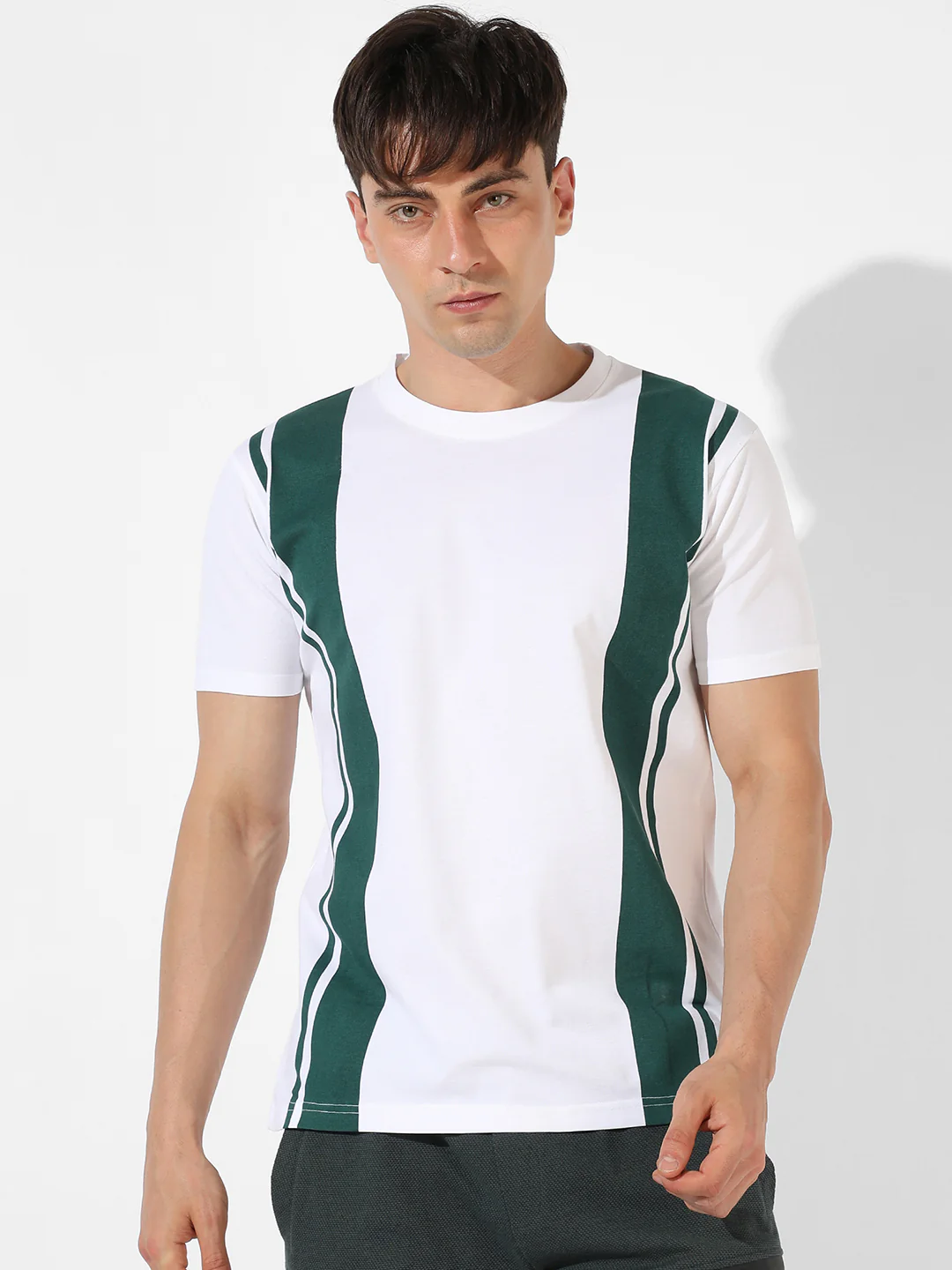 Colourblocked Casual T-Shirt - Image 2