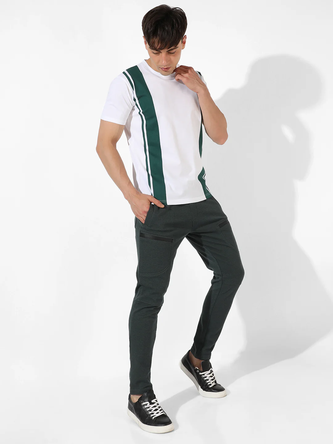 Colourblocked Casual T-Shirt - Image 6