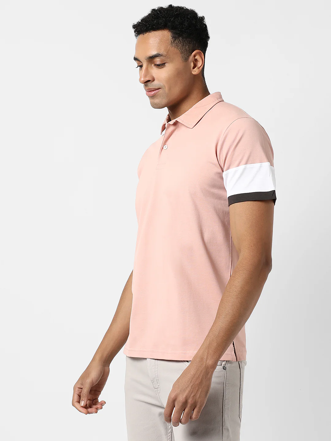 Polo T-Shirt With Contrast Detail - Image 3