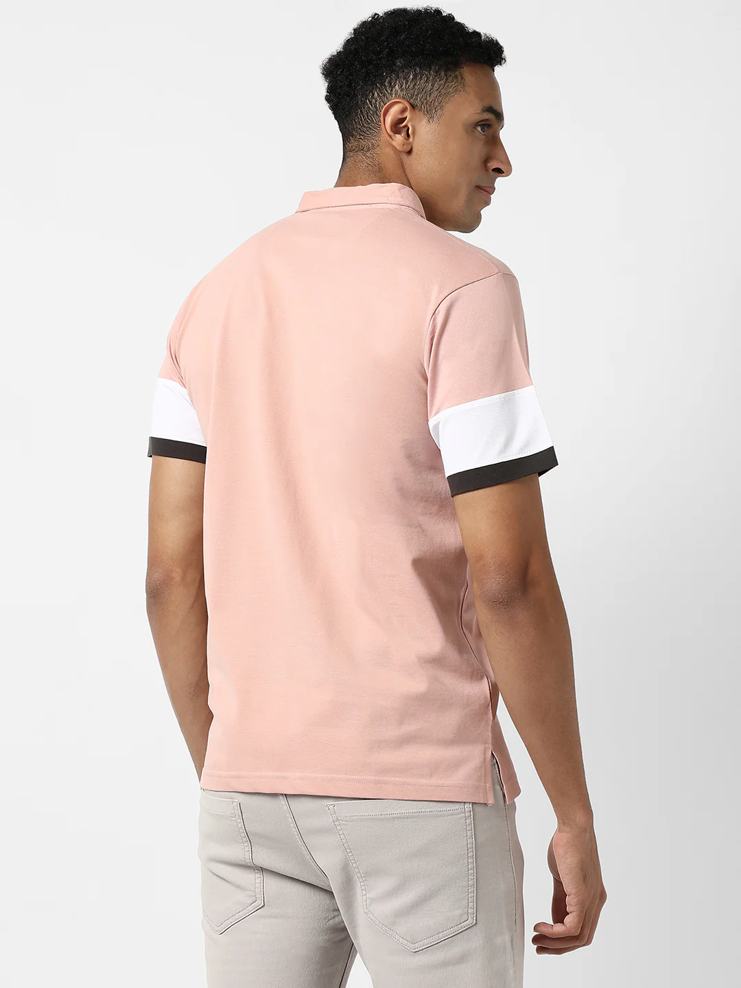 Polo T-Shirt With Contrast Detail - Image 4