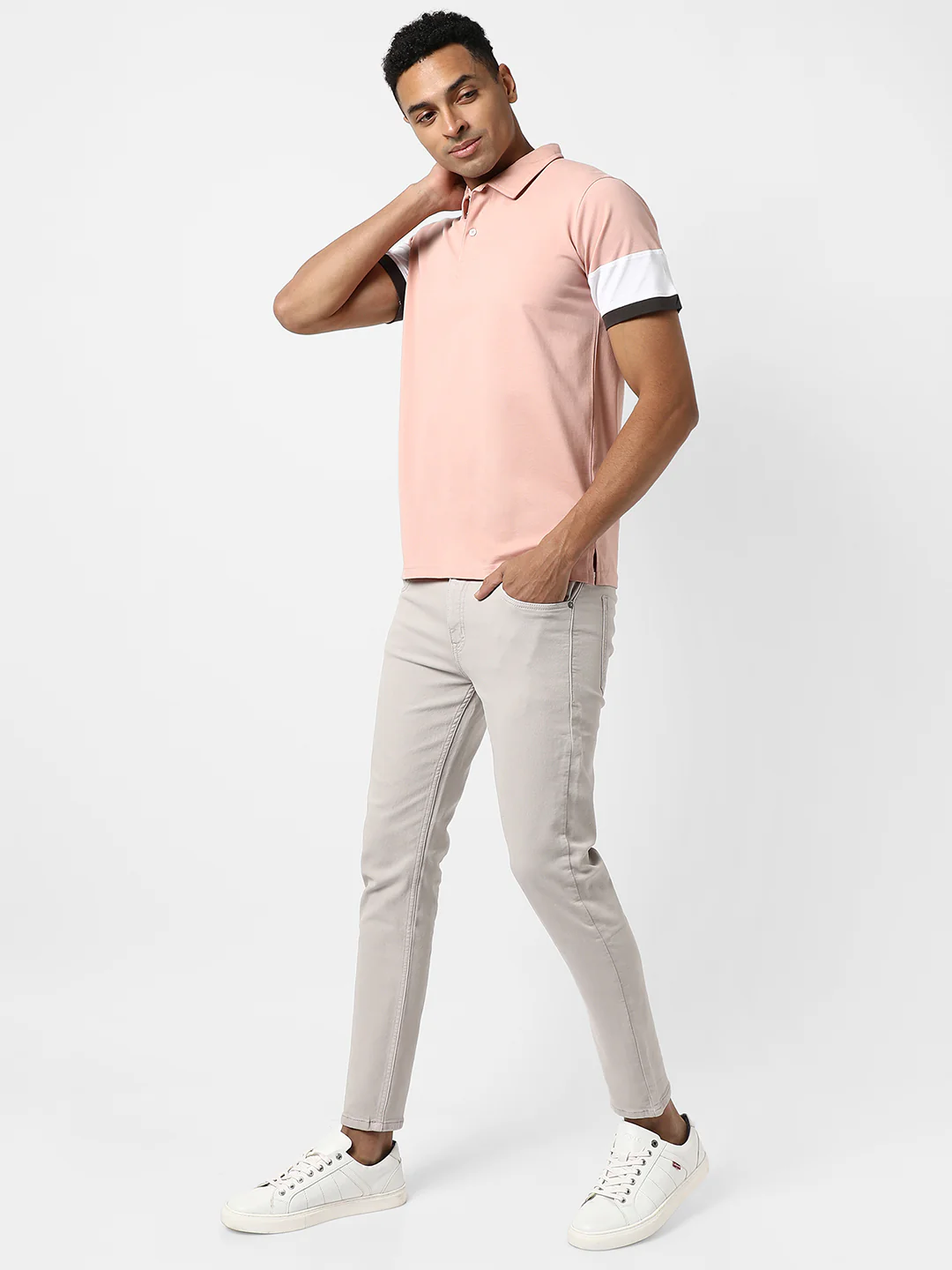 Polo T-Shirt With Contrast Detail - Image 5