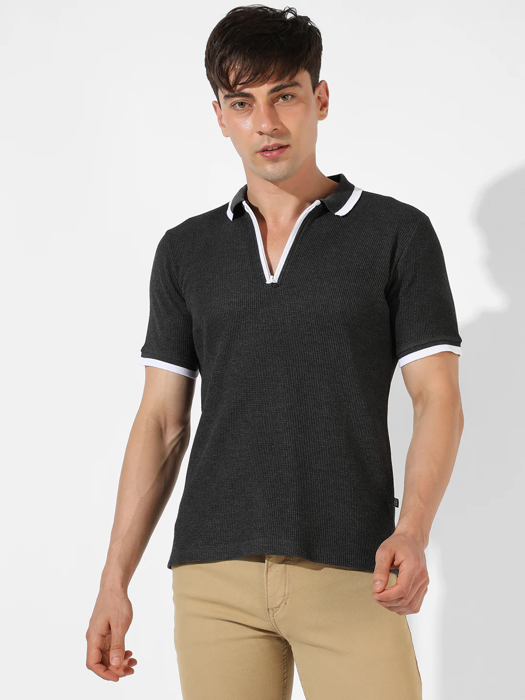 Solid Casual T-Shirt - Image 2