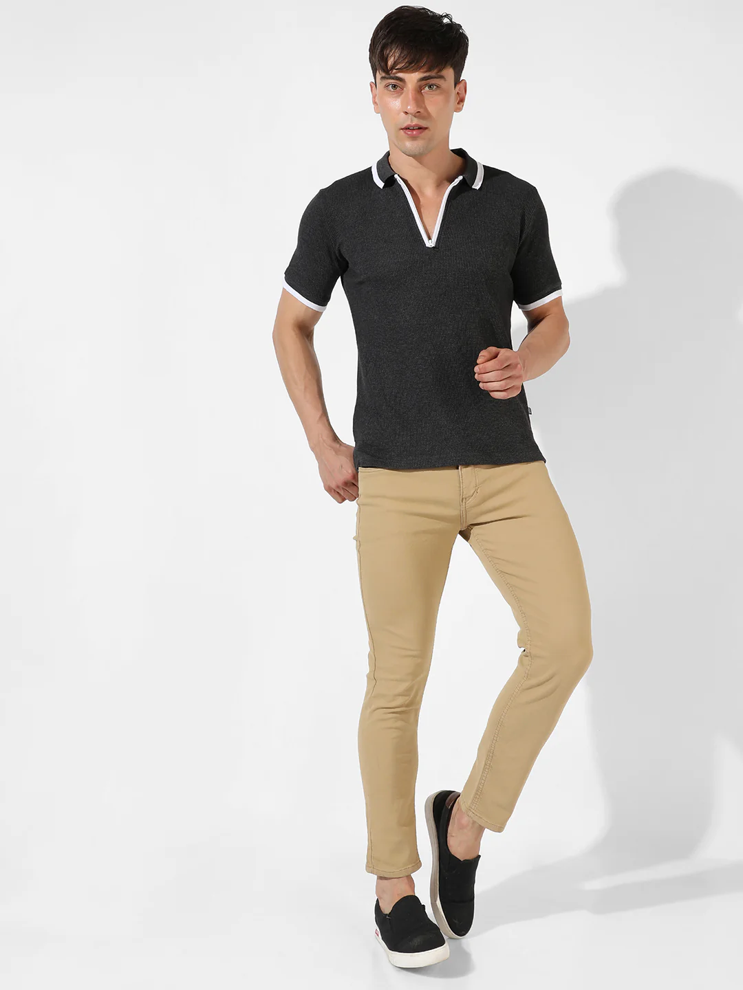 Solid Casual T-Shirt - Image 6
