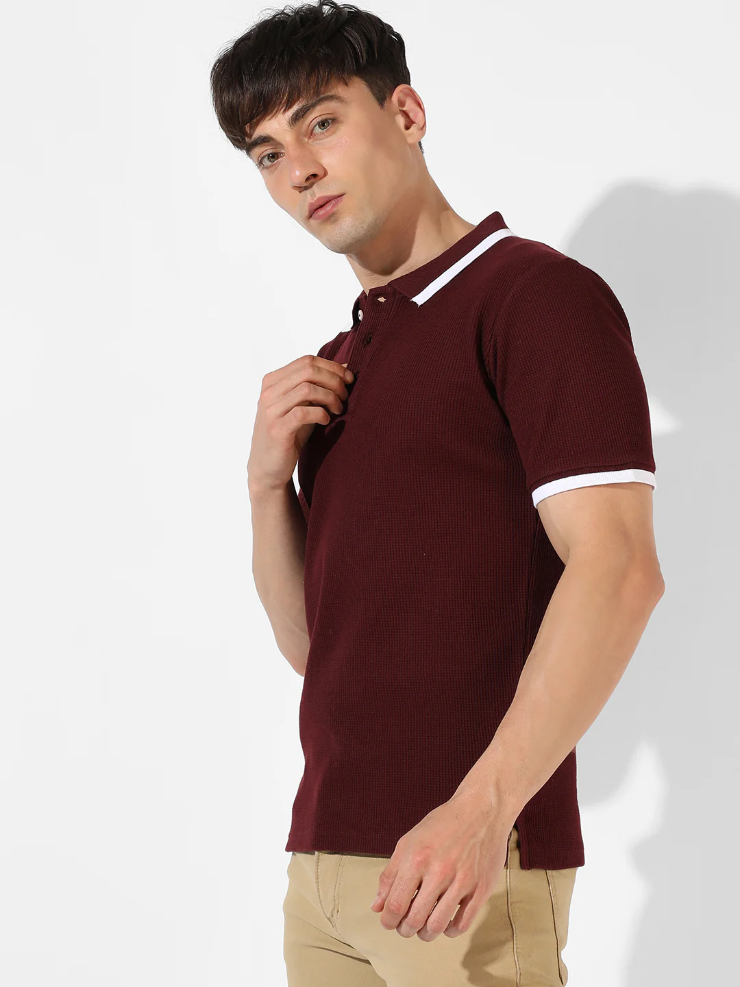Solid Casual T-Shirt - Image 3