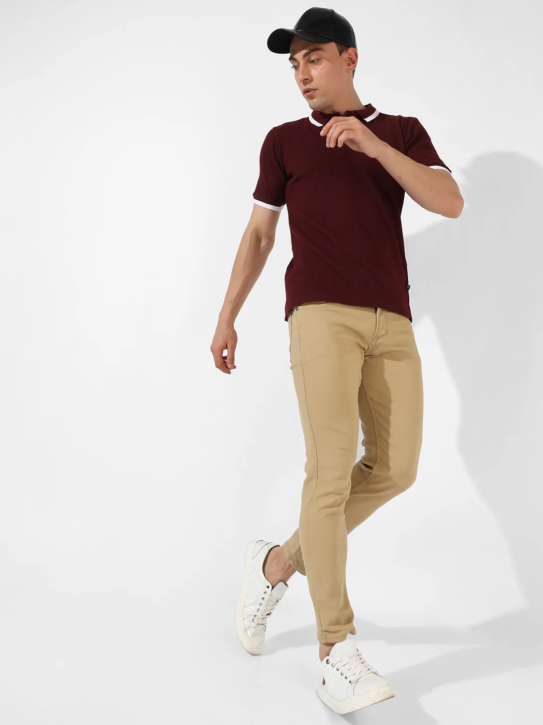 Solid Casual T-Shirt - Image 5